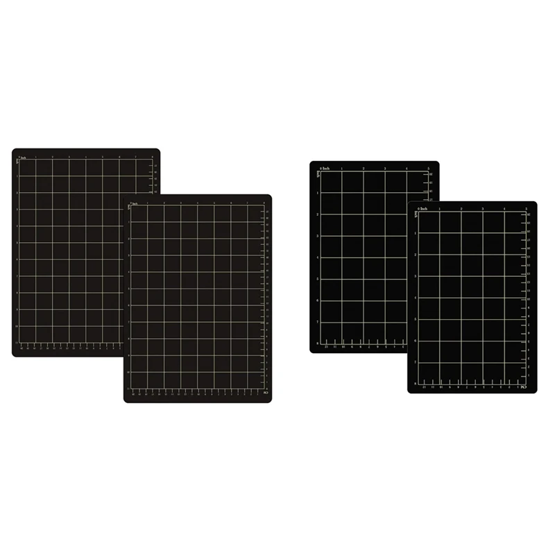 

Y51A-2Pcs 9X6 Inch Magnetic Cutting Mat Grid Magnetic Spacers Embossing Machine Die Mat Cutting Magnetic Spacers