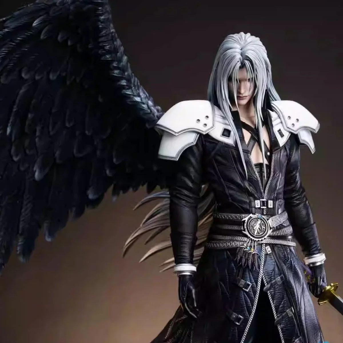 Figura de Sephiroth, Ángel de Una Ala, Final Fantasy VII, Modelo Coleccionable con Espada Masamune, Estatua de Personaje del Juego, Decoración, Regalo