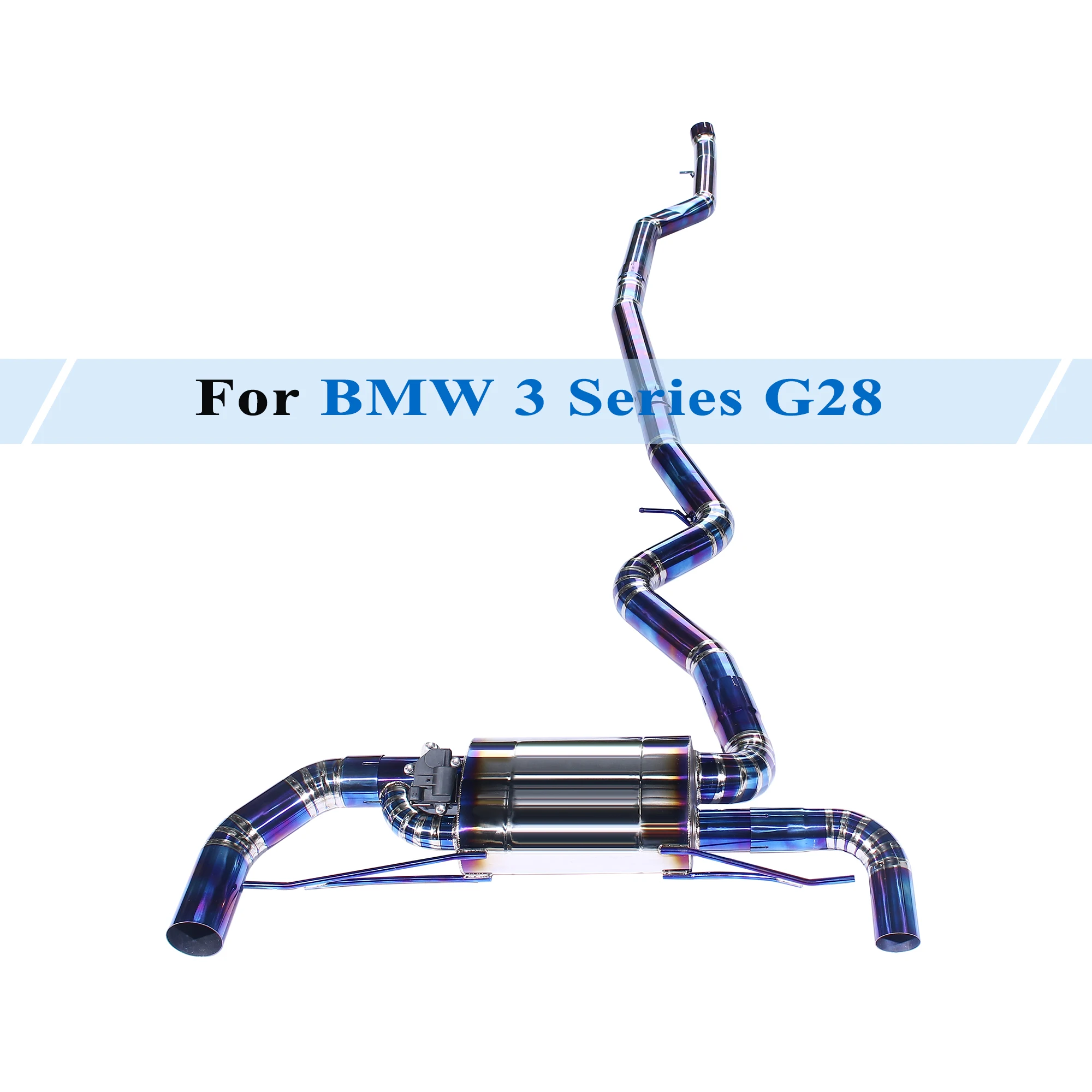 

Exhaust System Kit for 2020-2023 BMW 3 Series G28 2.0T Catback Performance Exhaust Muffler Pipe Electric Vacuum Valve