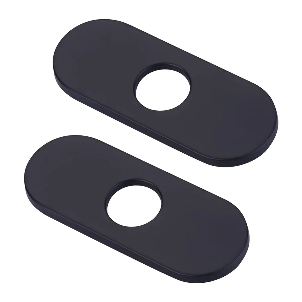 Stainless Steel Cover Faucet Hole Cover Kitchen Renovation Compact Decorative Design Rust Resistant Wear Resistant Black,Chrome