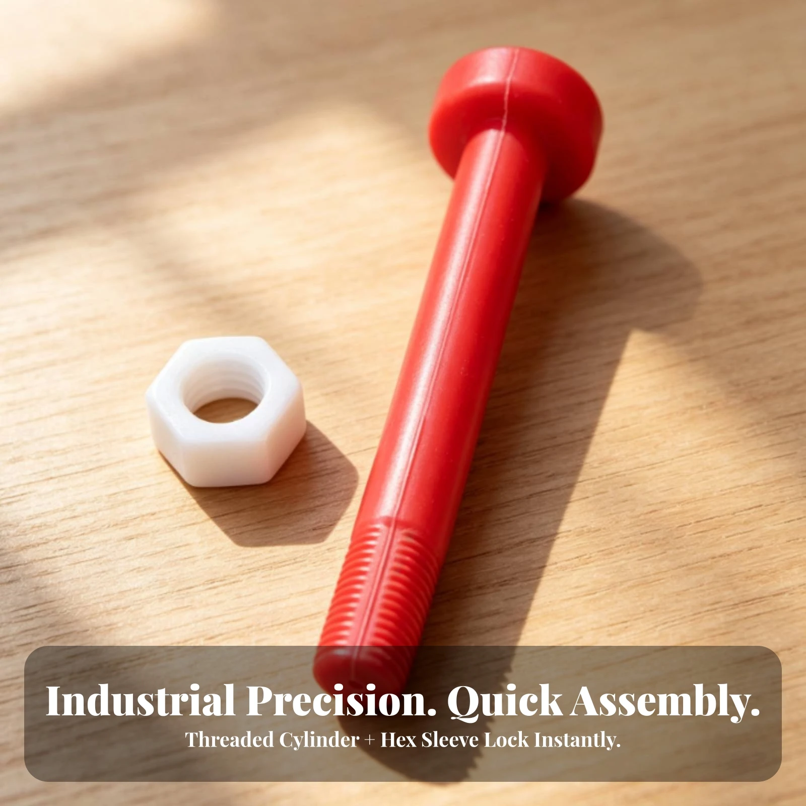 Fastening Screw with Hex Nut Threaded Nut and Bolt Kit Round Head Screws Corrosion-Resistant Bolts Lightweight