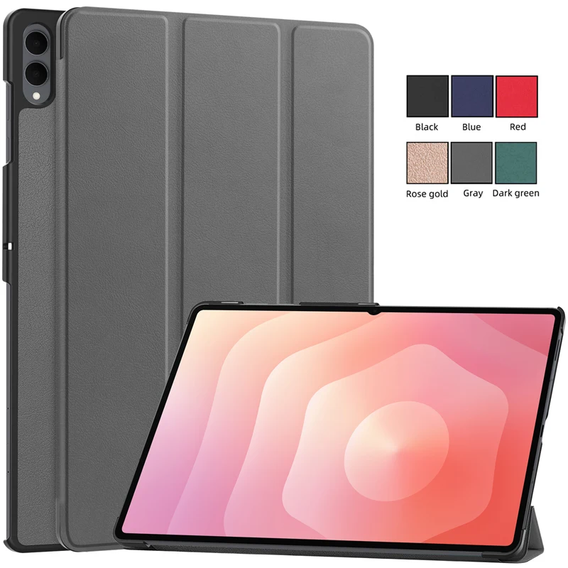 

For Samsung Galaxy Tab S11 Ultra Case 14.6 inch Trifold Magnetic Leather Stand Hard Smart Cover For Galaxy Tab S11 Ultra Case