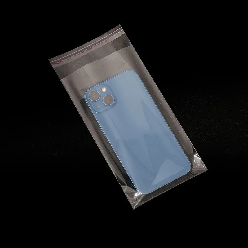 100Pcs Multiple Size Clear Self-adhesive Cello Cellophane Bag Self Sealing Small Plastic Bags For Candy Packing Resealable Bags