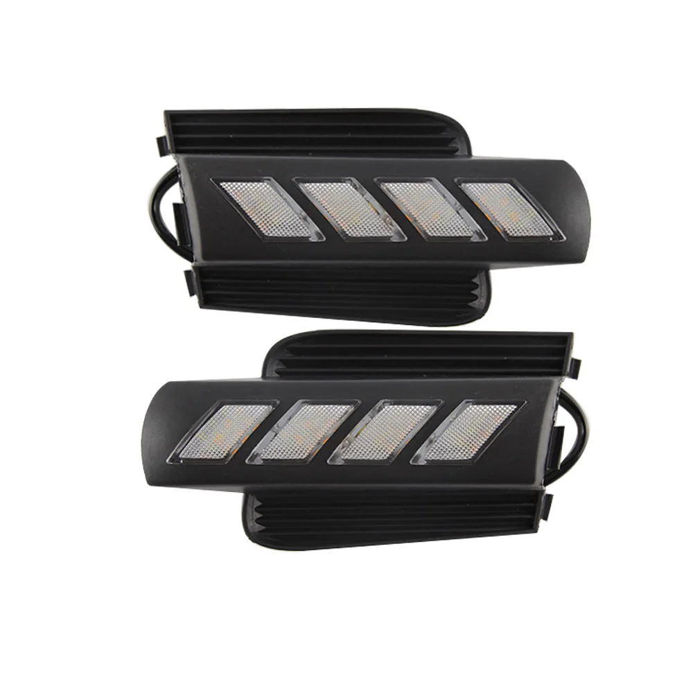 

2pcs LED Daytime Running Light Fog Lamp with Turn Signal for Toyota Land Cruiser Prado 2003 2006 2007 2008 2009