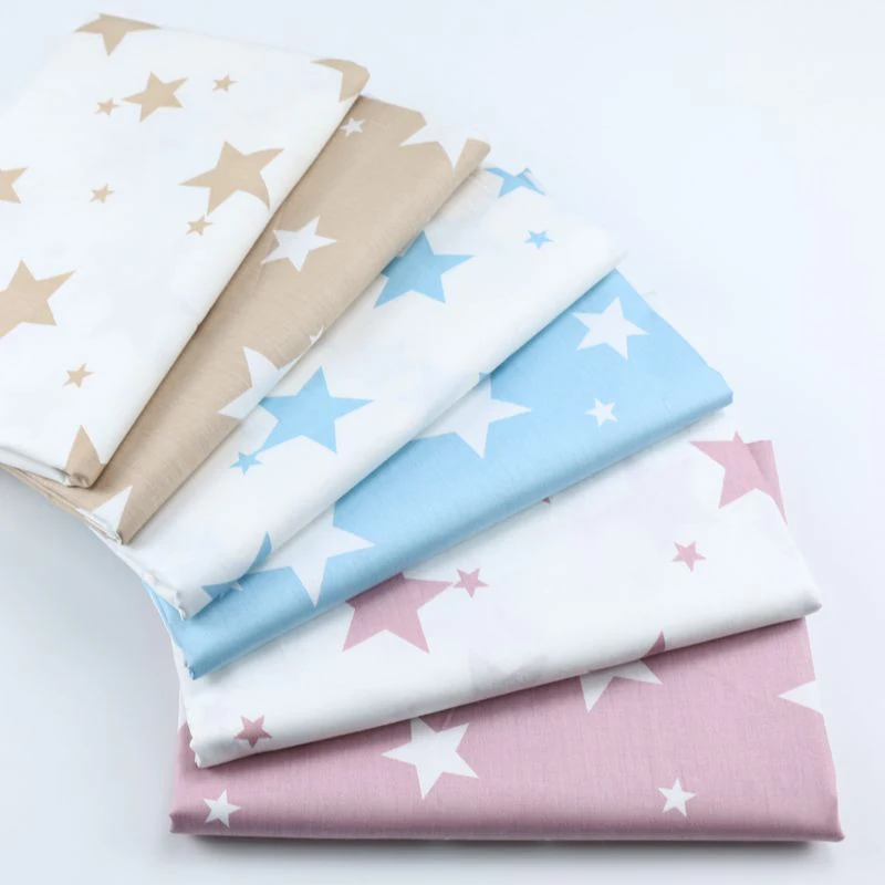 SMTA 50*160cm Needlework The Cloth Fabric Tissues Knitted For Sewing Cache Knit Fabric Flowers Pentagram Star