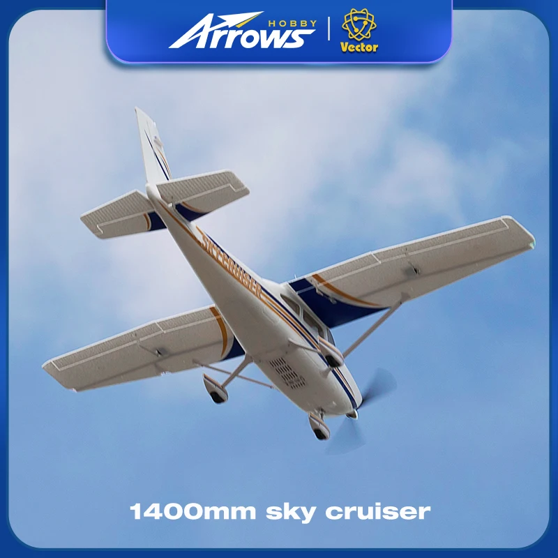 Blue Arrow 1400mm Sky Cruiser Fixed Wing Aircraft Model Beginner\'S Guide To Remote Control Electric Model Rc Outdoor Toy Aircraf