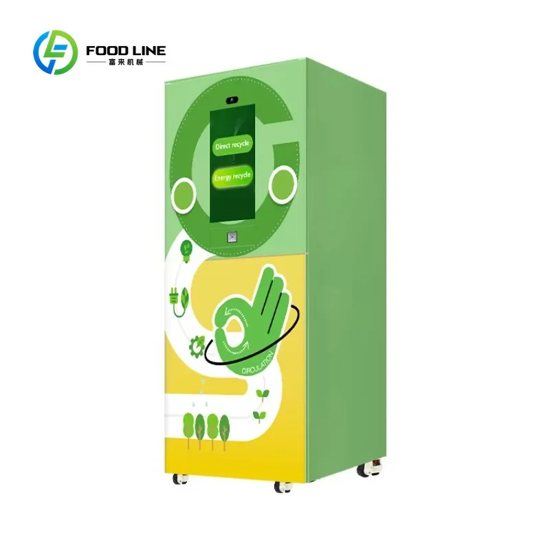 Máquina Expendedora Inversa (RVM) Personalizada para Reciclaje de Botellas y Latas de Plástico con Compactador, Máquina Inteligente de Reciclaje de Botellas