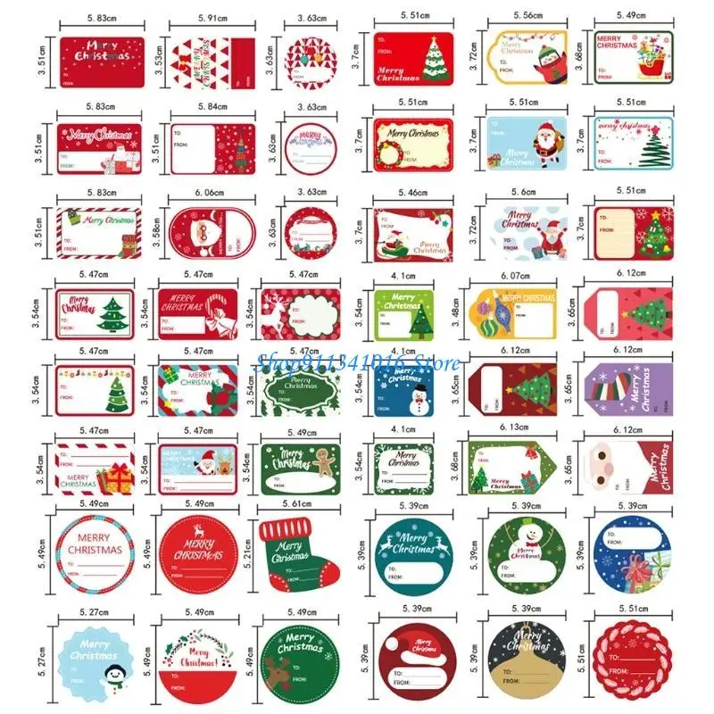  Lables for Gift Wrap Stickers Candy Decal Labels  Decorative Presents Labels