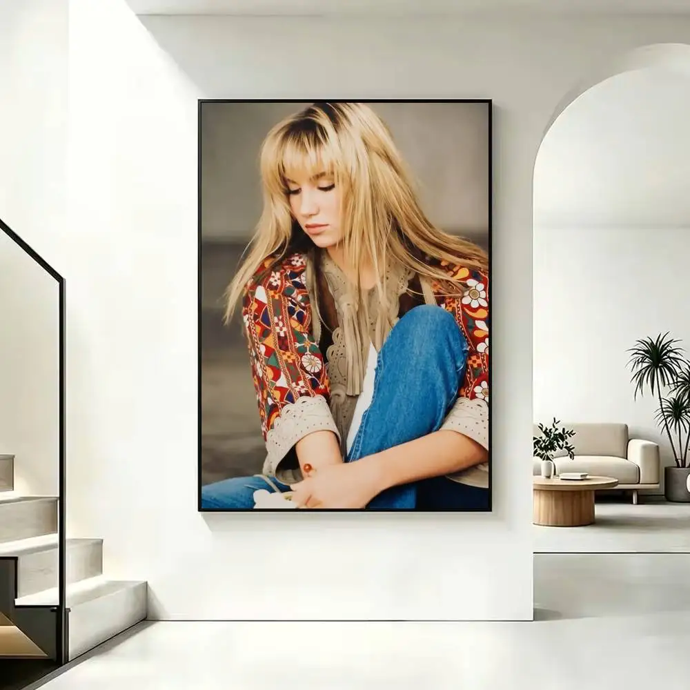 D-Debbie Gibson American Singer Poster High Quality Dorm Living Room Aesthetic Wall Decoration Painting Stickers Gift