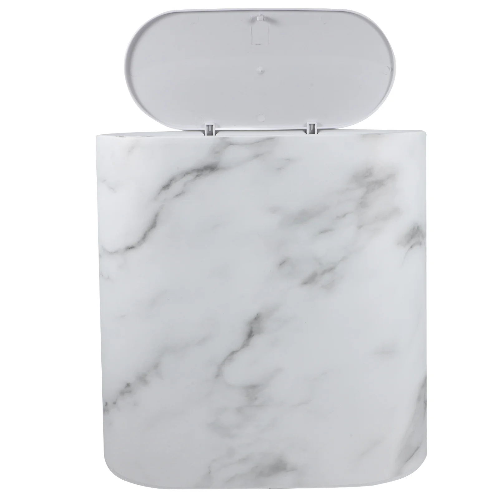 

Crevice Trash Can Marble Appearance Spacesaving Kitchen Bedroom Bathroom Plastic Wastebasket Small Waste Paper Bucket Garbage