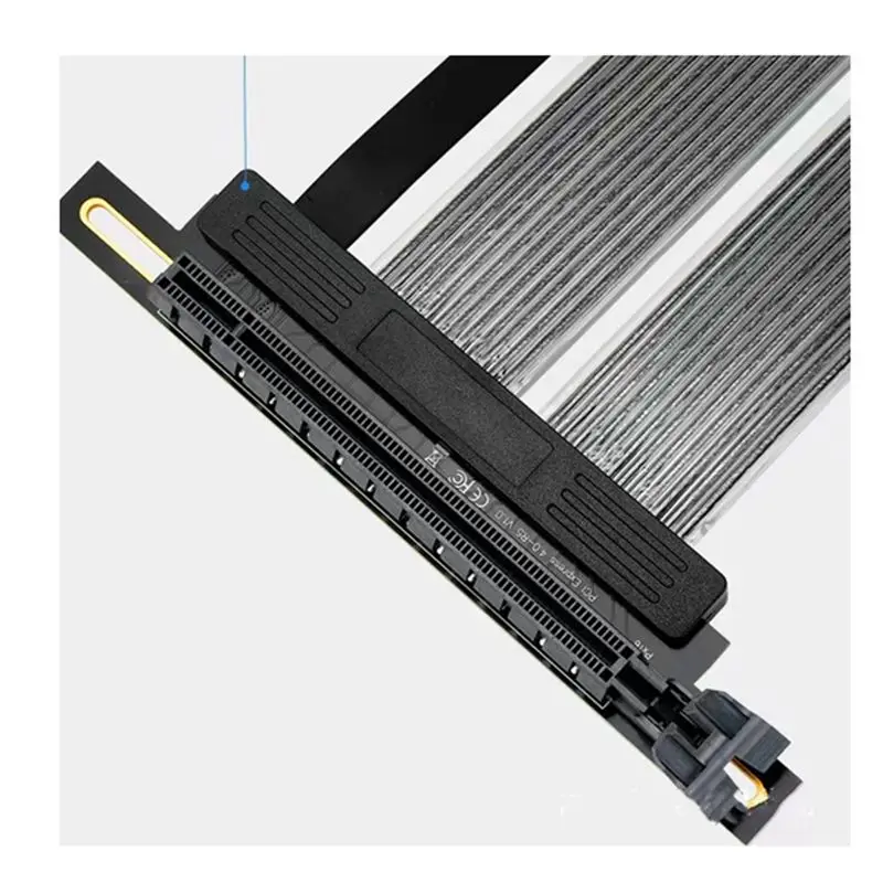 (BOFF) 25cm PC Graphics Cards PCI Express Connector Cable PCI-E 4.0 16X Flexible Extension Cable / Vertical GPU Mount
