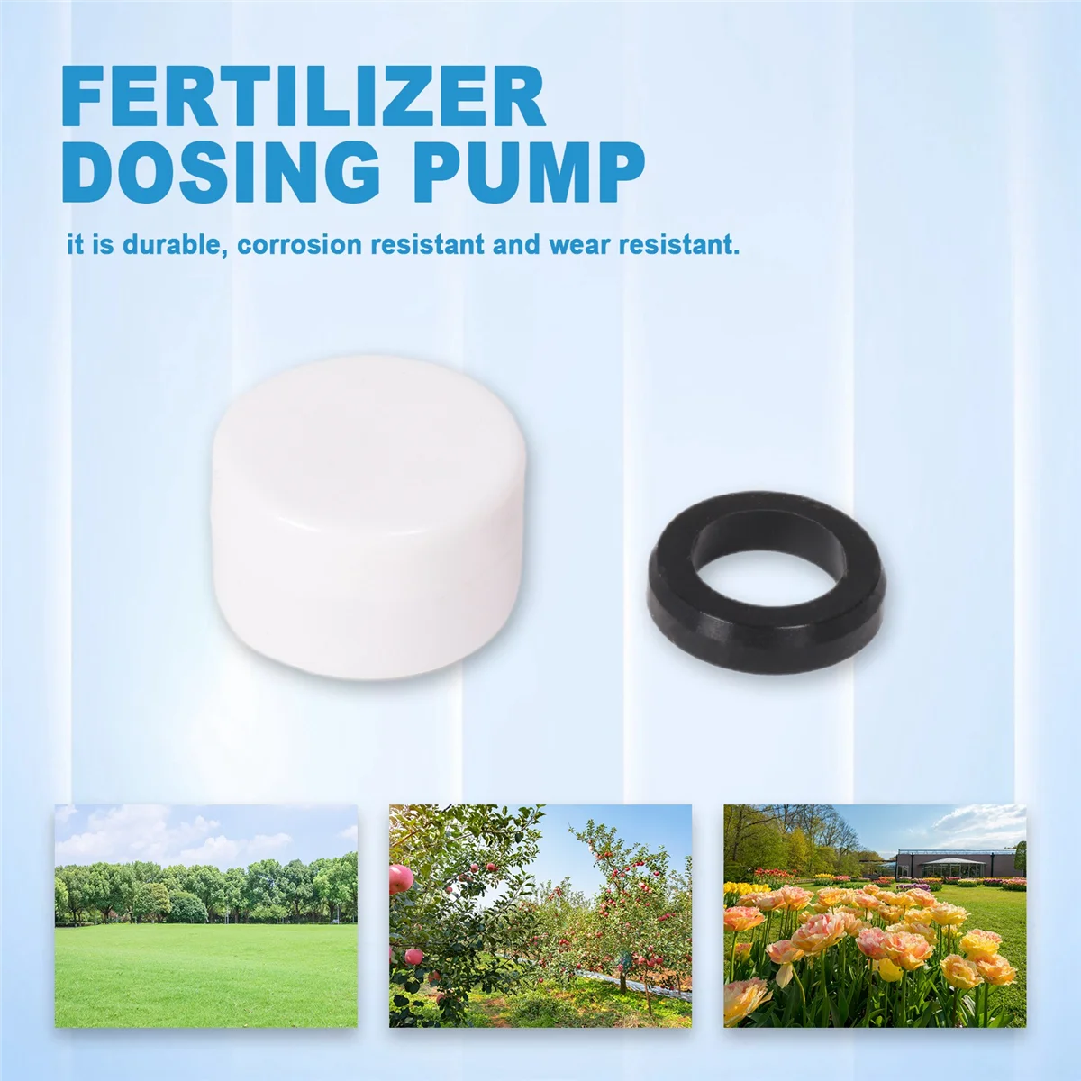 A42F  Fertilizer Pump Water Powered Dosing Pump Mix Chemical Injector Proportioning Dispenser Liquid Mixer Livestock Fertilizer