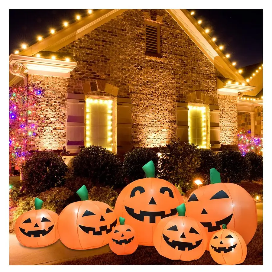 

8.5FT Halloween Inflatables Pumpkins Decoration, Outdoor Halloween Blow Up Decorations for Yard, LED Lights Hocus Pocus Inflatab