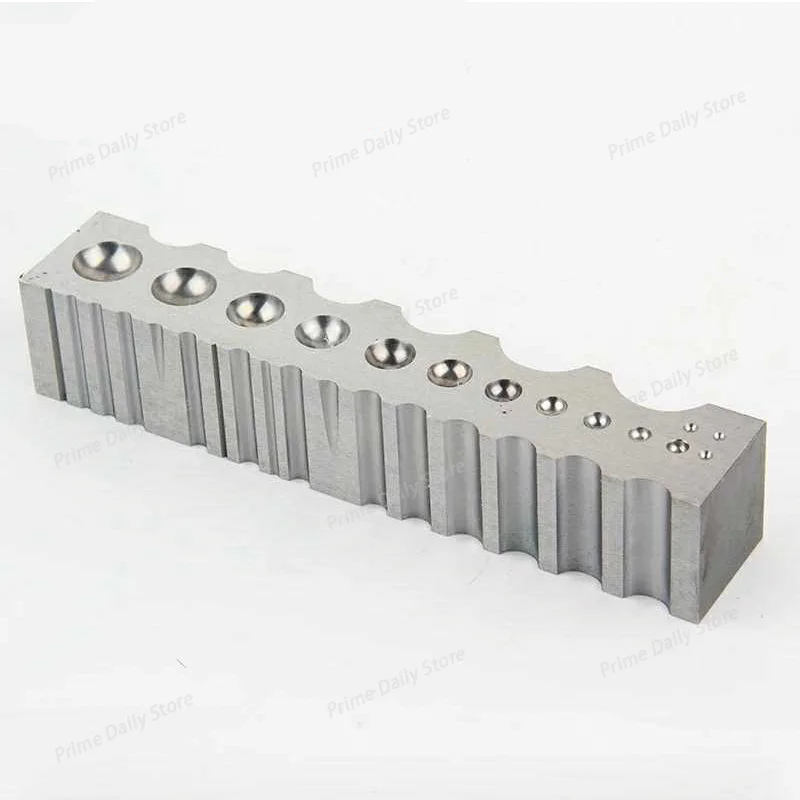 Steel Forming Anvil, Metal Dapping Jig for Jewelry Crafting Jewelry Fabrication Tools