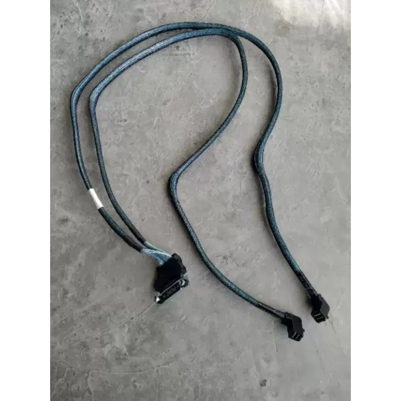 For Slimline SAS4.0 Dual Port MiniSAS HD SFF-8643 Elbow to PERC
