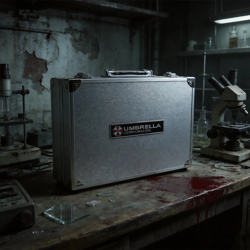 Umbrella company biochemistry suitcase Cosplay Villainous Item Prop Replica