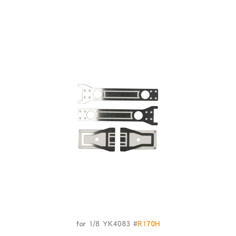 Simulation End Window Hinge Metal Modification Accessories for Car Shell for 1/8 RC Crawler Car Traxxas YK4083 Car Accessories