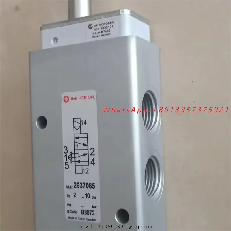 Indirect Solenoid Valve 2637065 Cylinder Filter Pneumatic view 3