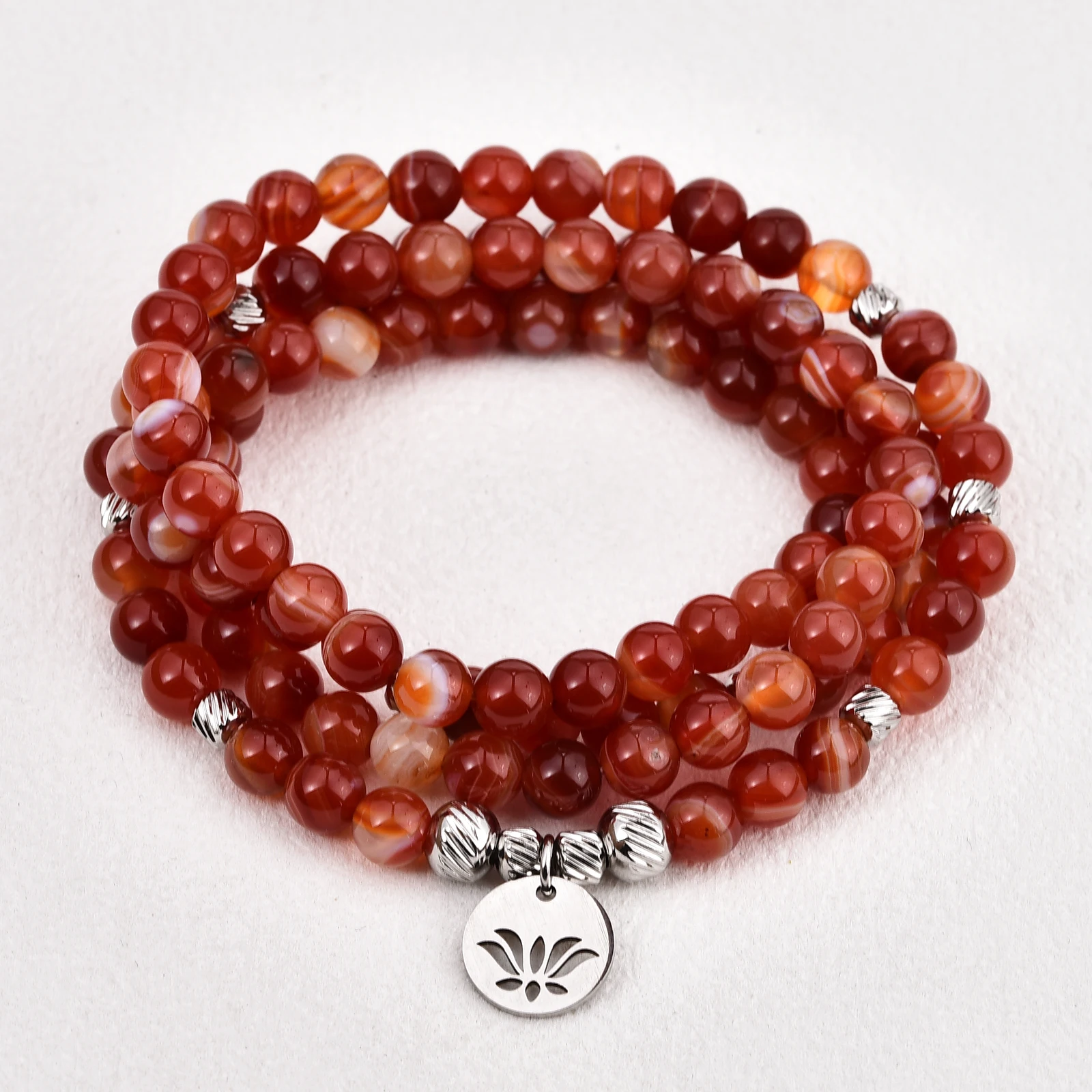 6Mm Red Carnelian B… - image