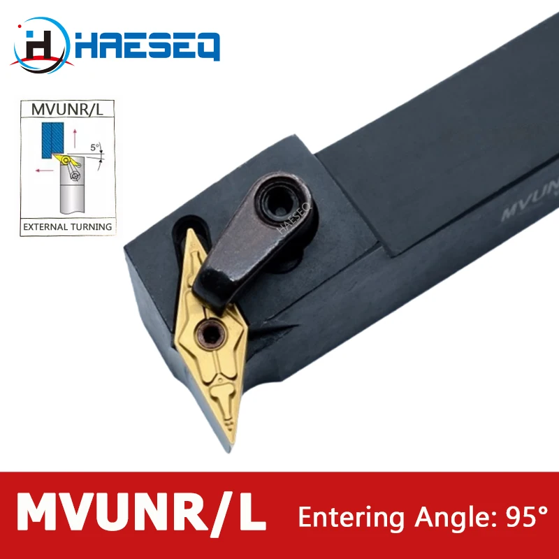 

MVUNR MVUNL CNC Metal Lathe Cutting Tools MVUNNR2020 MVUNR2525 20mm 25mm for VNMG Carbide Inserts External Turning Tool Holder