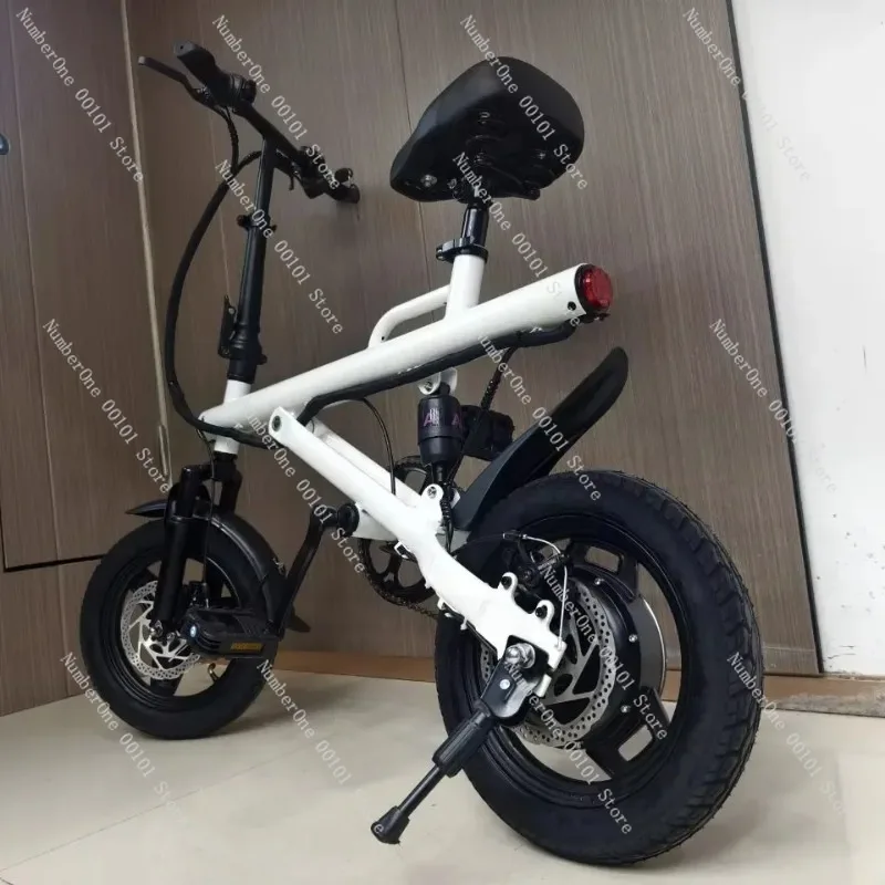 Hot Seller High Performance 14 Inch 400W Motor E-Bike Aluminum Alloy Frame 36V Lithium Battery Fat Tire Folding Bike for Adults