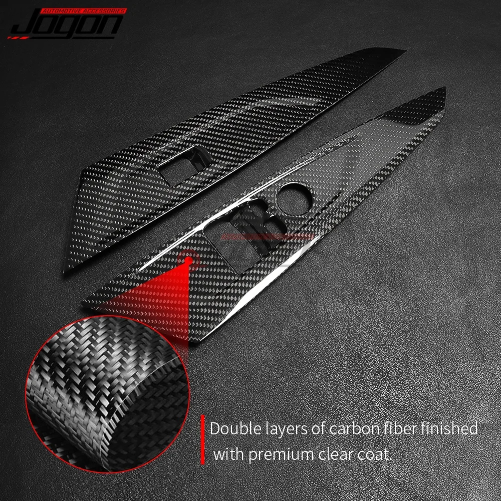 For BMW 4 Series G22 2021 2-Door Window Glass Panel Armrest Lift Handle Switch Button Cover Vtear Interior Frame Trim