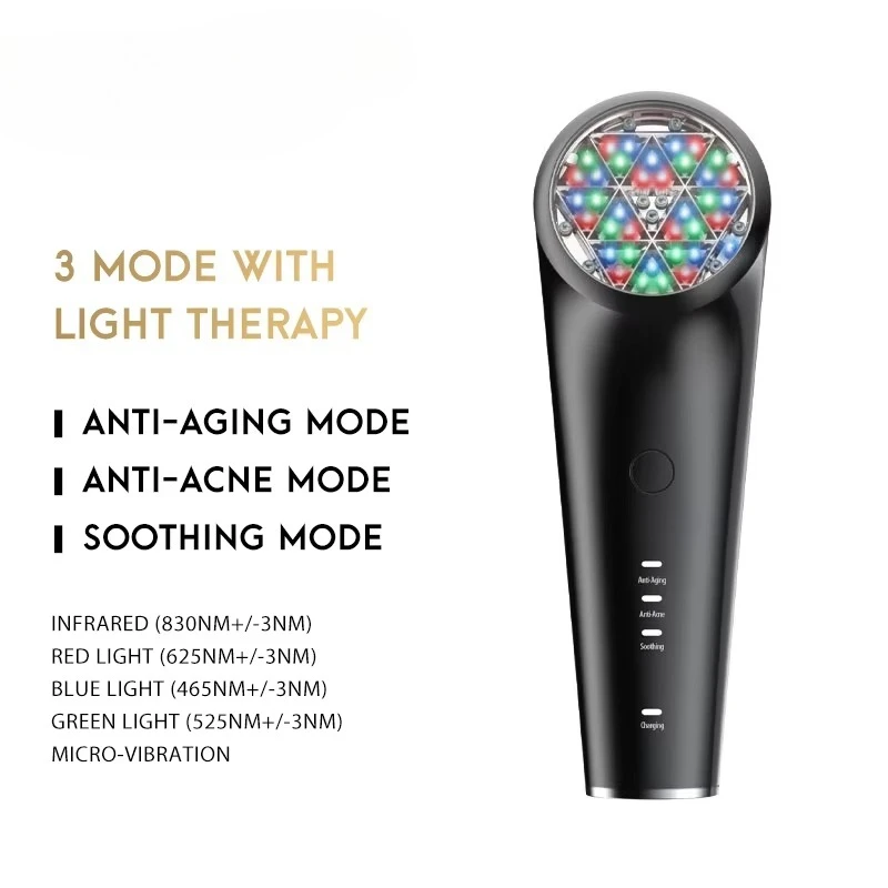 Multifunctional LED Facial Light Therapy Device - Home Use Skincare Beauty Gadget