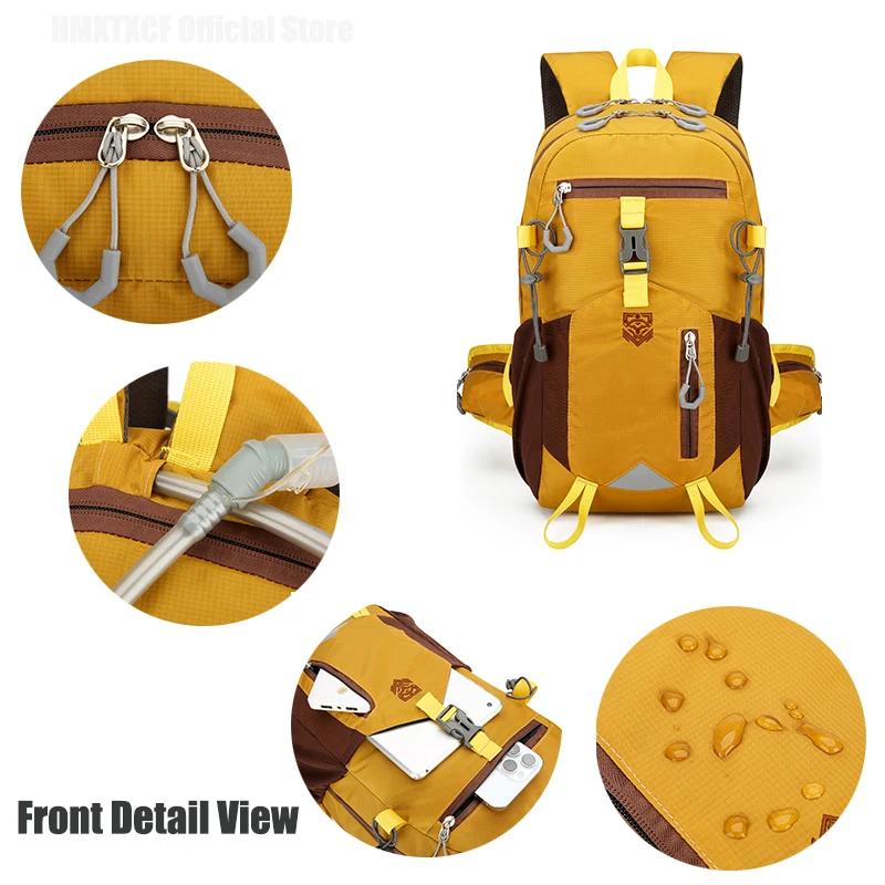 Resistente à água viagem das mulheres dos homens mochila acampamento caminhadas portátil daypack trekking escalada volta sacos caminhadas suprimentos