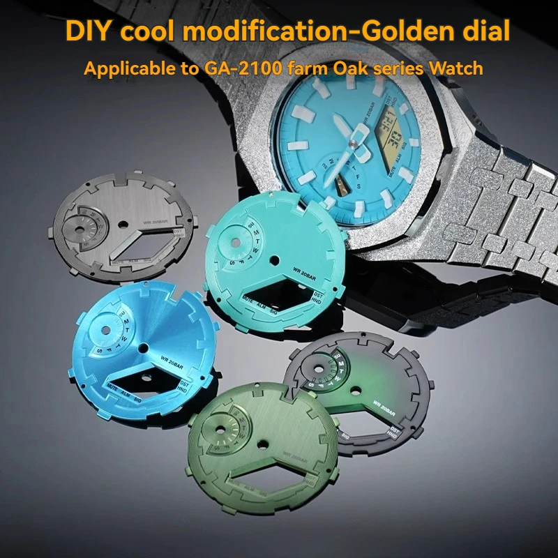 

FOR Casioak MOD Kit Watch Dial Plate GA2100 inner shell For Casio G-SHOCK GA2100 2110 GA-2100 Modified men Accessories
