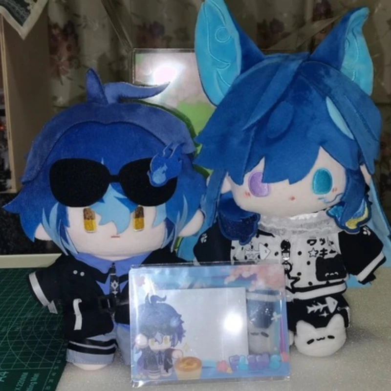 Genshin Impact Spring Blossom Tales Flins Venti Anime Game Cosplay Soft Cotton Doll Cartoon DIY Dress Up Toy Figures Gift