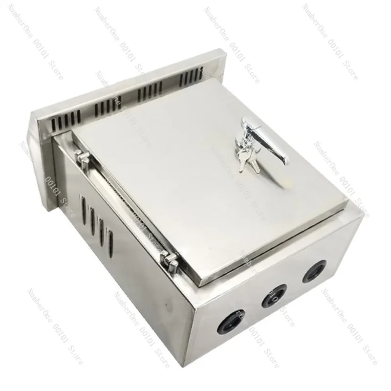 

Уличный водонепроницаемый распределительный шкаф из нержавеющей стали 304, всепогодный электрический шкаф для управления высоким и низким напряжением