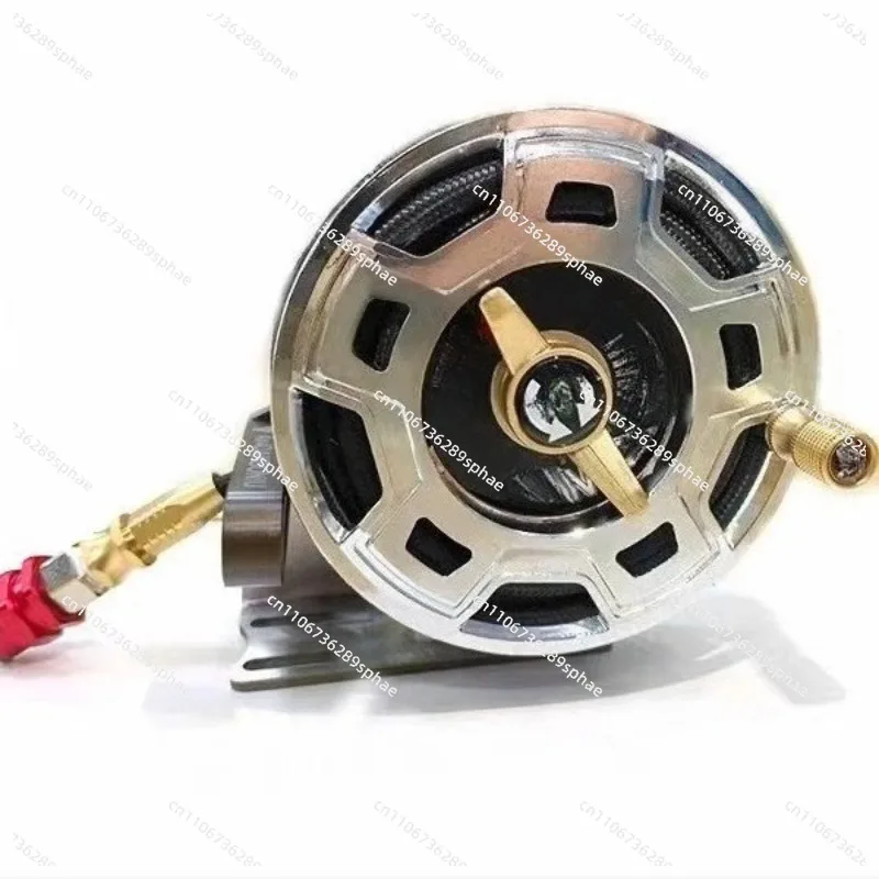 Air pump reel, storage artifact, off-road modified air pump