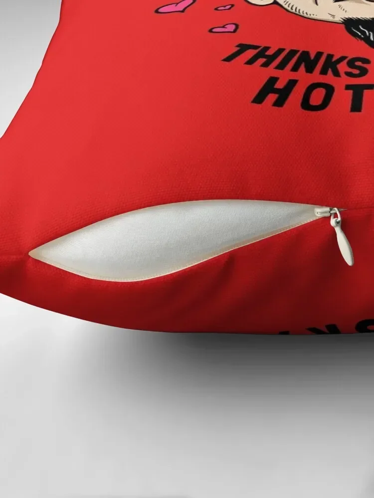 Leon Trotsky Thinks You're Hotsky Throw Pillow Decorative pillow case Couch Pillows pillow cover luxury