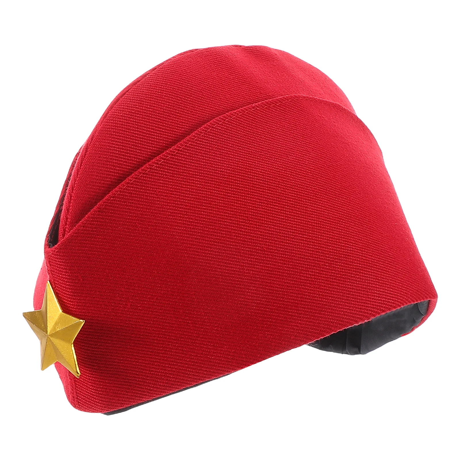 

Sailor Dance Military Hat Boat Shape Cotton Material Adult Size Red Color Captain Beret Women Square Dance Accessories Marine