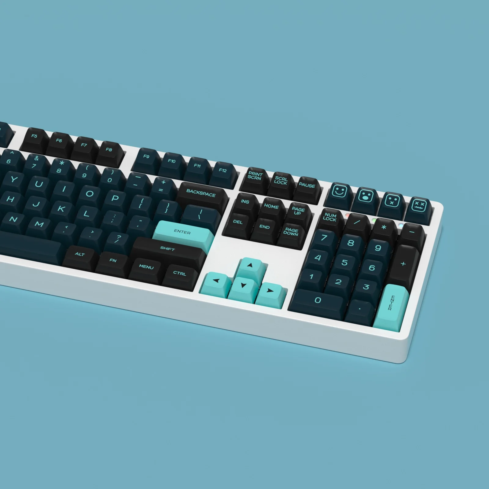 Imagem -05 - Kbdiy-duplo Tiro Pbt Gmk Monstro Keycaps para Teclado Mecânico SA Perfil Keycap Grupo Iso Faça Você Mesmo 161 Chaves 7u Barra de Espaço Personalizado