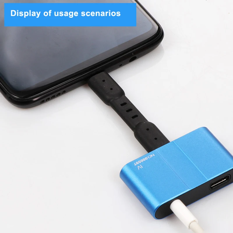 For E1DA 9038D DAC Device Samsung SSD T5 USB C 180 Degree Synchronous Charging Cable 5Gbps OTG Type C Male To Male Adapter Cable