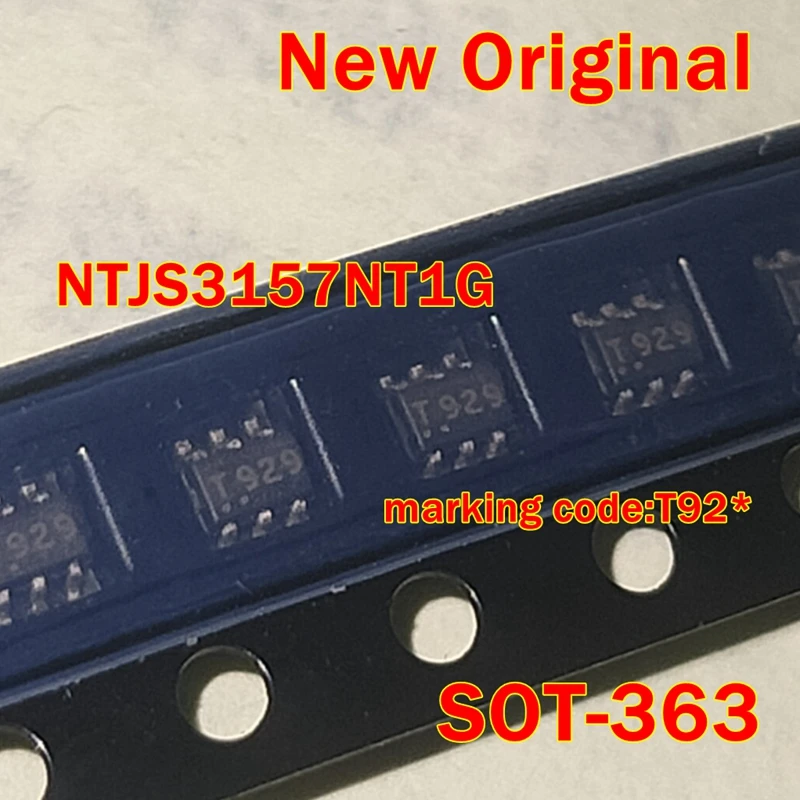 

1pcs to 100pcs NTJS3157NT1G NTJS3157NT1 SOT-363 New Original marking code:T92* Power MOSFET Single N-channel, SC-88