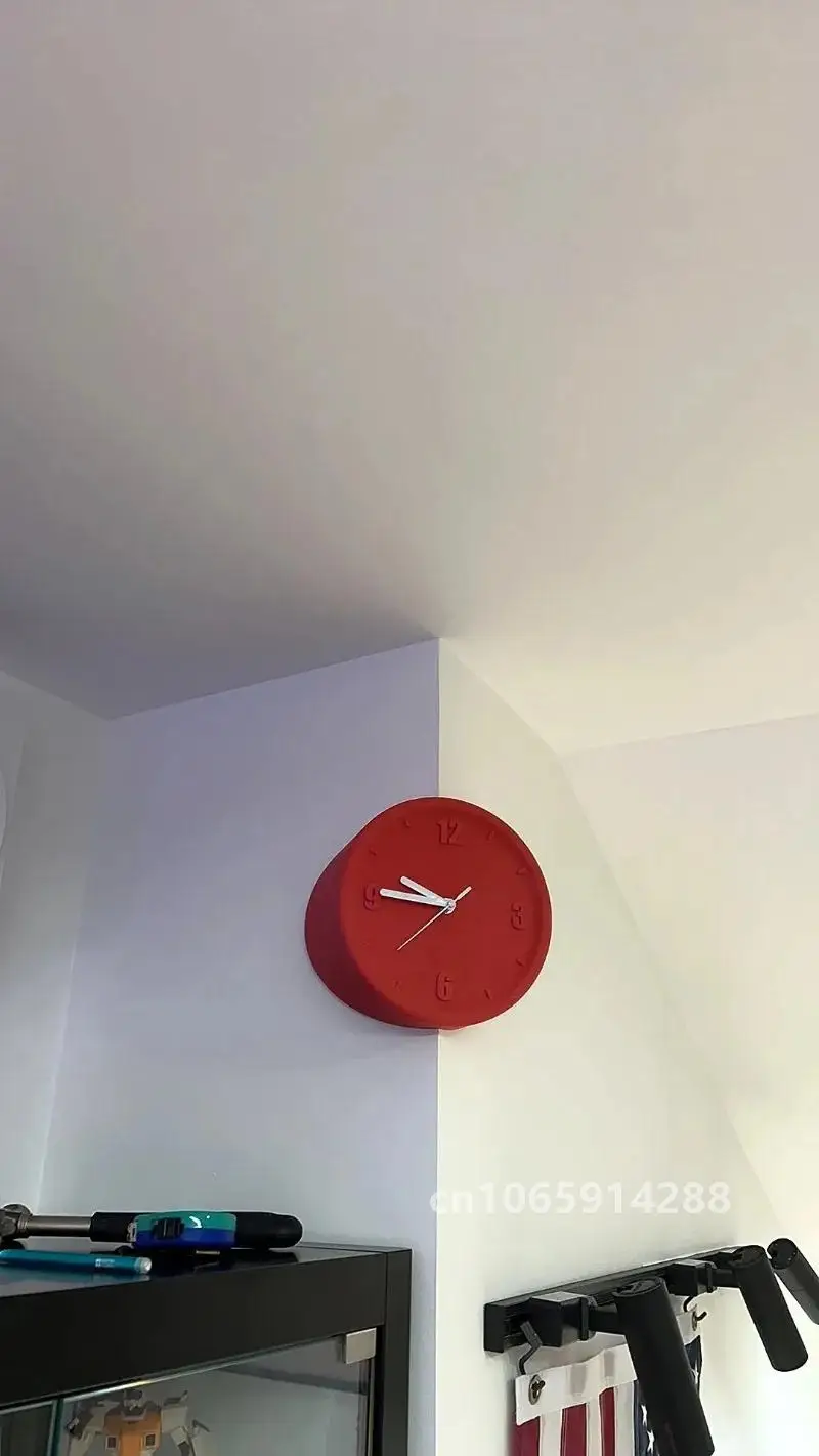 8 Inch Corner Wall Clocks Minimalist Wall Art Clock Bedroom Mechanism Silent Watches Living Room Luxury Desktop Watch Home Decor