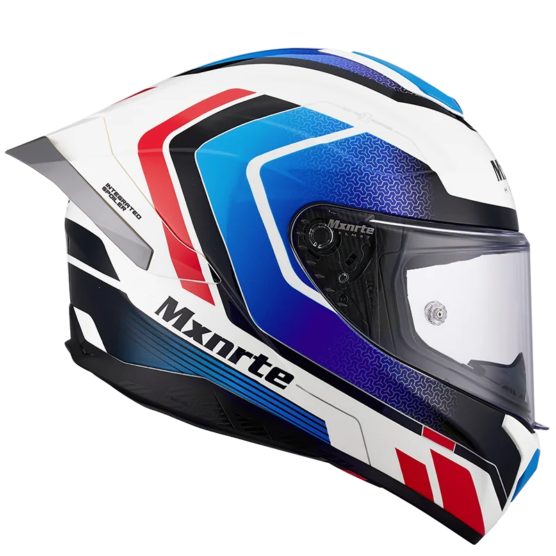 Orignal Mxnrte White Red Blue Dodge Helmet Men and Women Full Face Helmet Off-Road Safety Motorcycle Helmet Casque DOT Approved