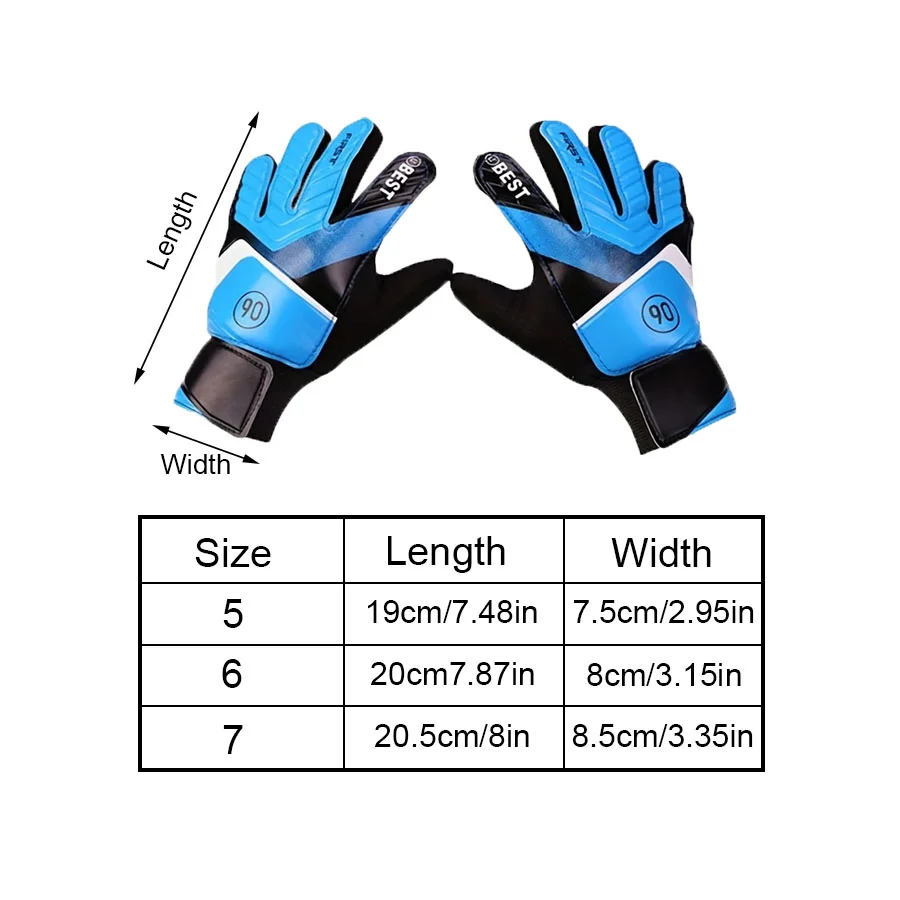 قفاز حارس المرمى قفازات حارس المرمى اللاتكس حماية كرة القدم الكبار المضادة للانزلاق قفازات كرة القدم حارس المرمى