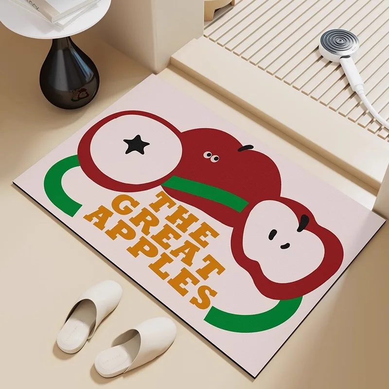 พรมปูพื้นห้องน้ํา, พรมดูดซับดินแบบไดอะตอมเฉพาะในห้องน้ํา, พรมปูพื้น, พรมกันลื่นสําหรับห้องน้ํา