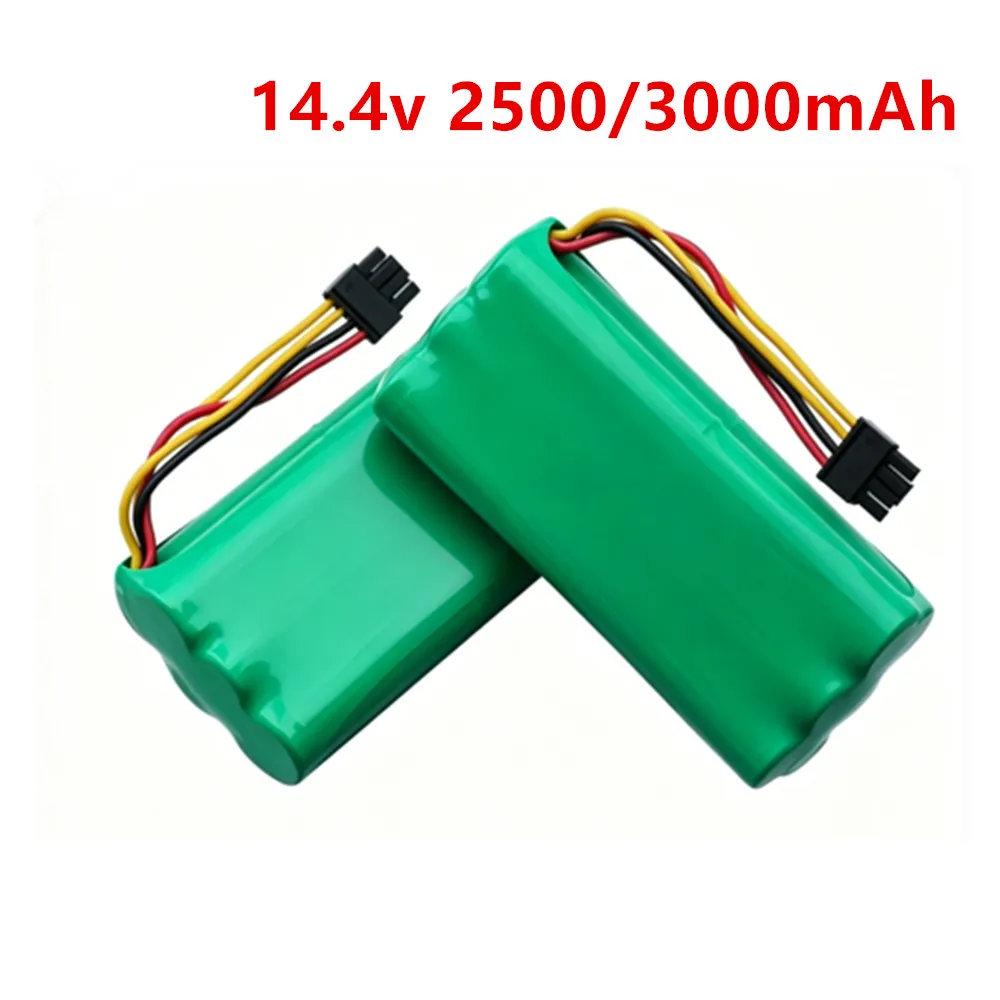 Battery For Ecovacs Deebot Deepoo X600 ZN605 ZN606 ZN609 Midea Redmond Vacuum Cleaner 14.4V 2500MAH 3000mAh Ni-Mh Battery