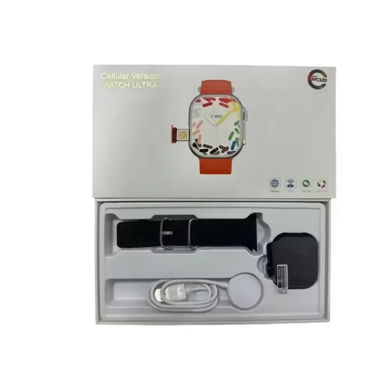 2025 Neue 4G All Network Su12 Smart Watch Android Betriebssystem S10-System GPS-Karte Google Play Passometer Schlaf-Tracker SIM-Karte