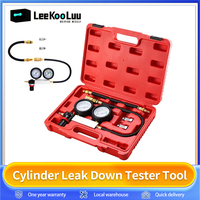 TU-21 Cylinder Leak Tester Compression Leakage Detector Set Double Gauge Petrol Engine Leakdown Detection Test Automotive Tools