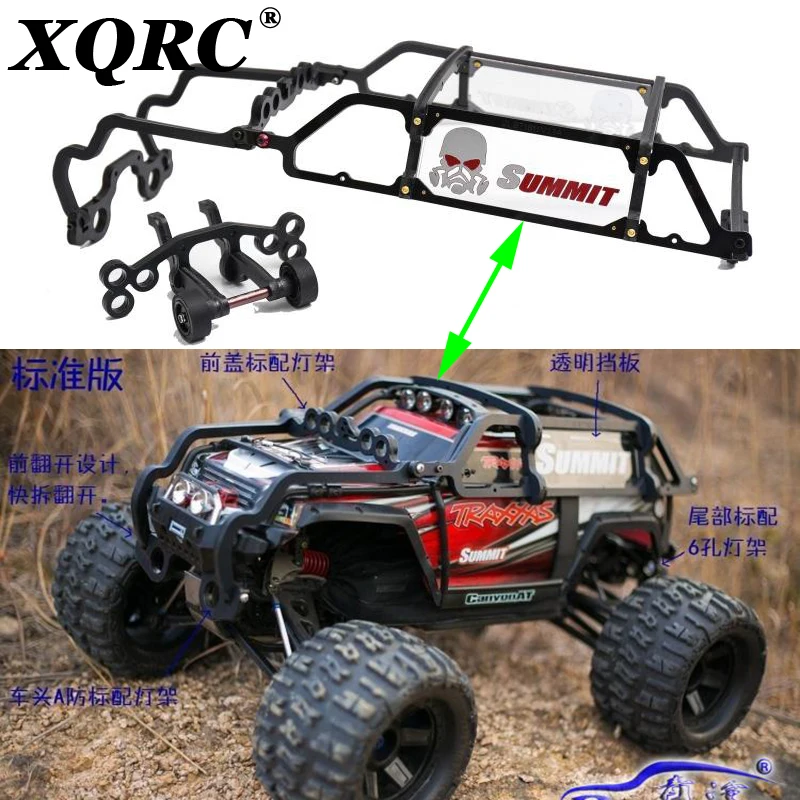 

Body Roll Cage and Head Up Wheel Body Protector for 1/ 8 RC 1/10 SUMMIT 56076-4 RC Car Upgrade Parts