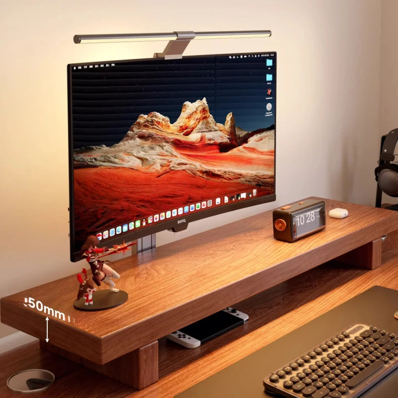 Monitor Stand Riser Desktop Organizer Desk Shelf Computer Screen Holder for Office Desk Gaming Room Home