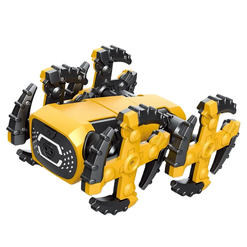 For Hot Selling STEM intelligent assembling machine dog Robot Toy for Kids Remote Control Robot Dog