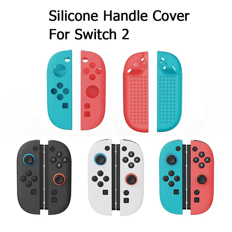 

For Switch 2 Joycon Case Handle Silicone Case for NS 2 Switch 2 Controller Protection for Switch 2 Replacement Accessories