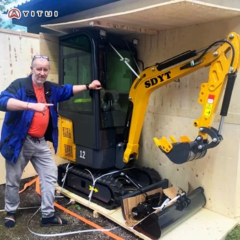 حفارة صغيرة صينية حفارة صغيرة الكابينة حفارة الديزل أوروبا ص...