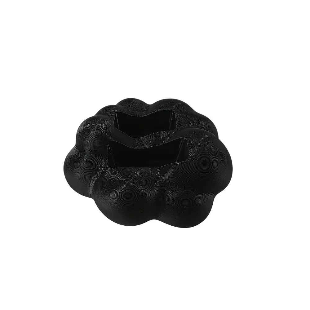 Cute 3D Cloud-Shaped Remote Control Holder 2-slot Home Storage Organizer Remote Control Base Desktop Organizer Stand TV Remote